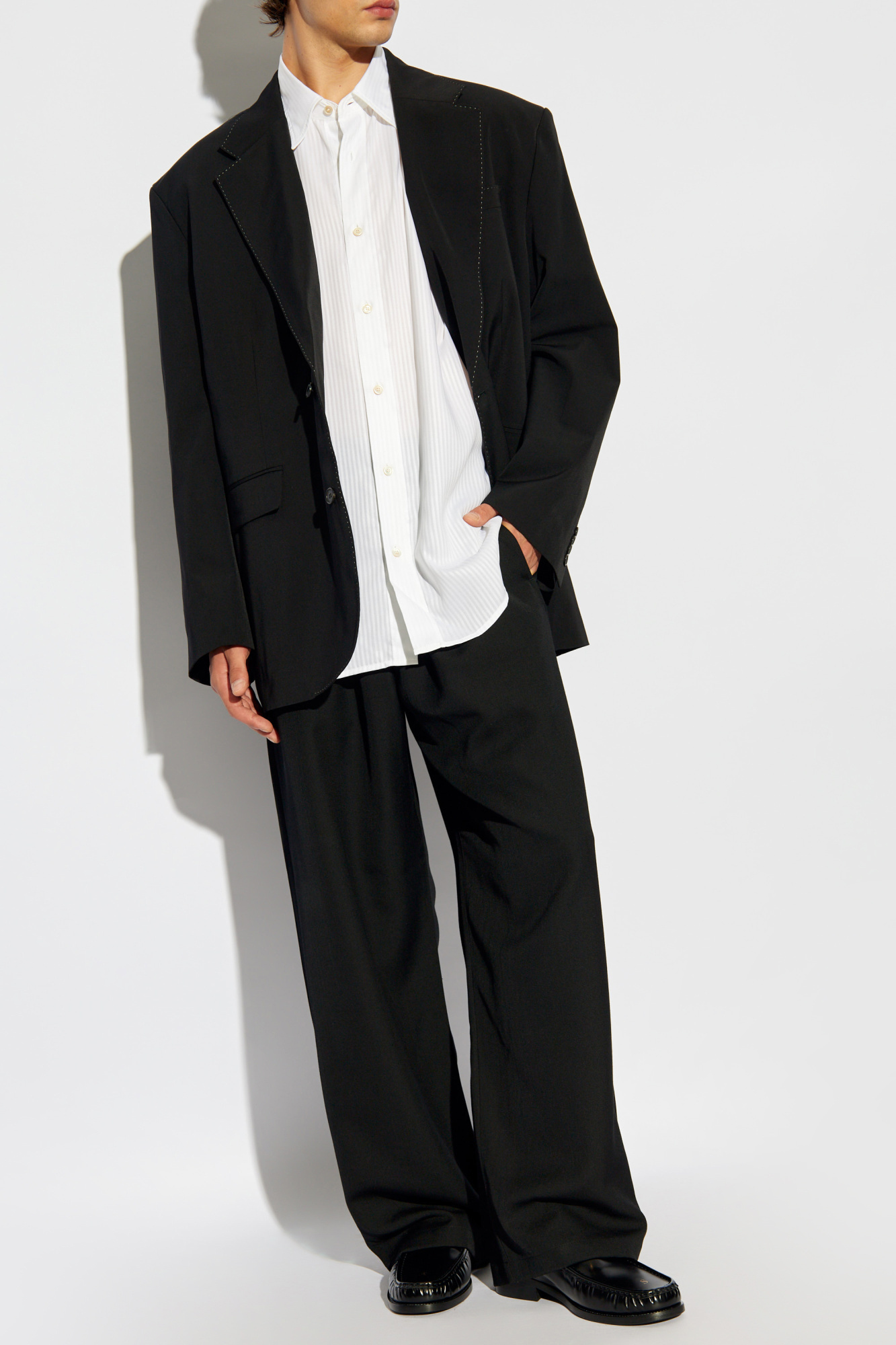 スラーacne studios LOOSE fit trousers Acne Studios - Loose fit trousers - 1981 - Mid Blue